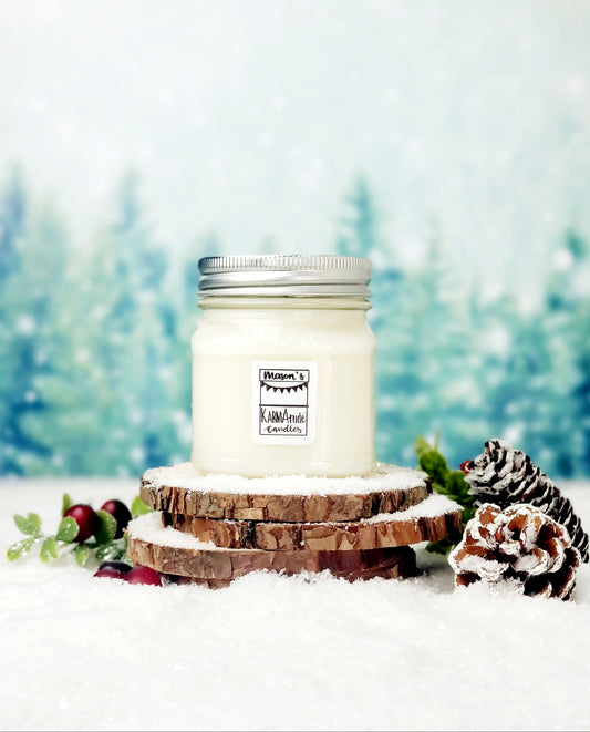 Egg Nog candle in Mason jar 8 oz *brand new*