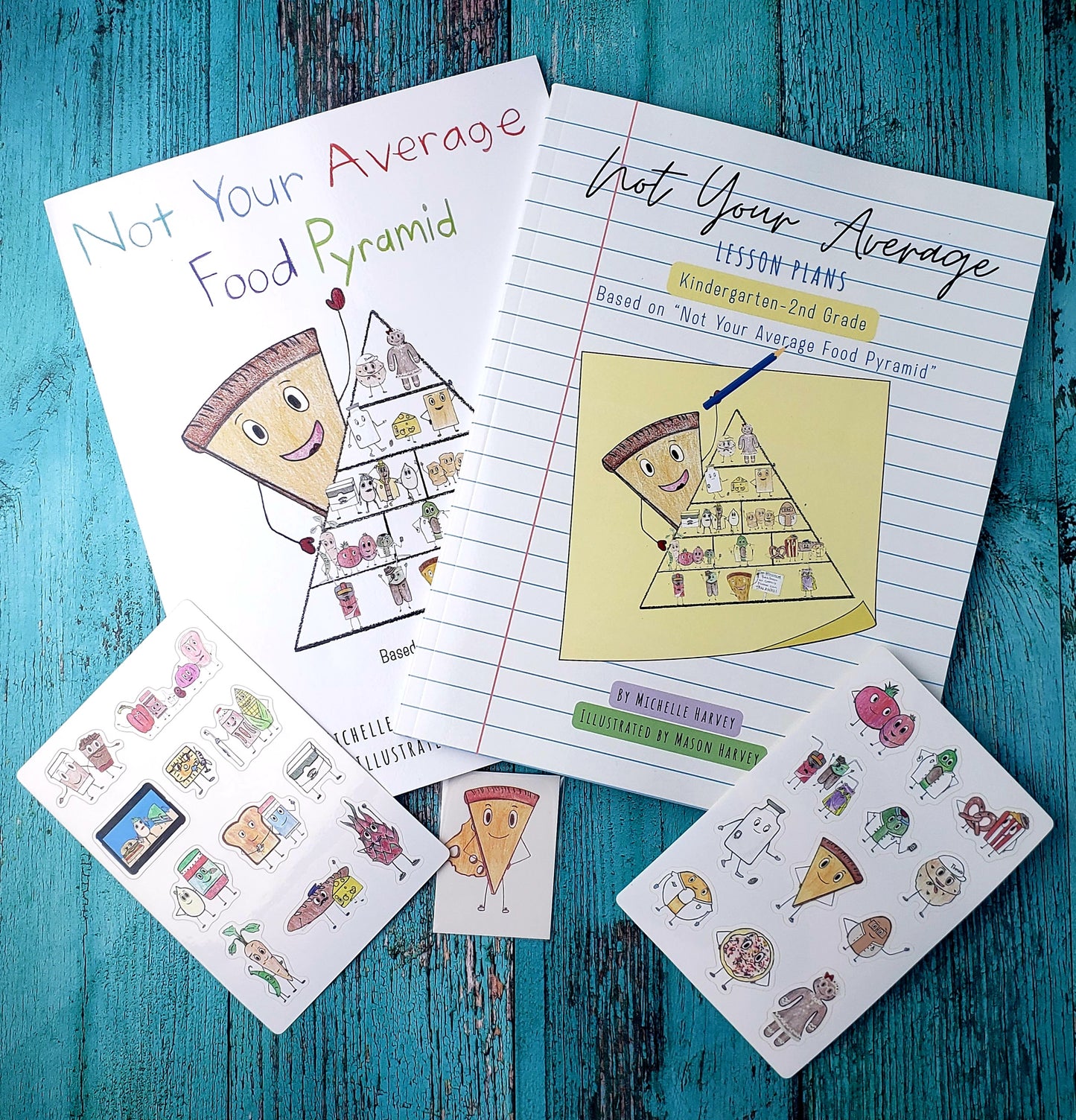 K-2 Grades Teacher bundle - Lesson Plan book and "Not Your Average Food Pyramid" + bonus