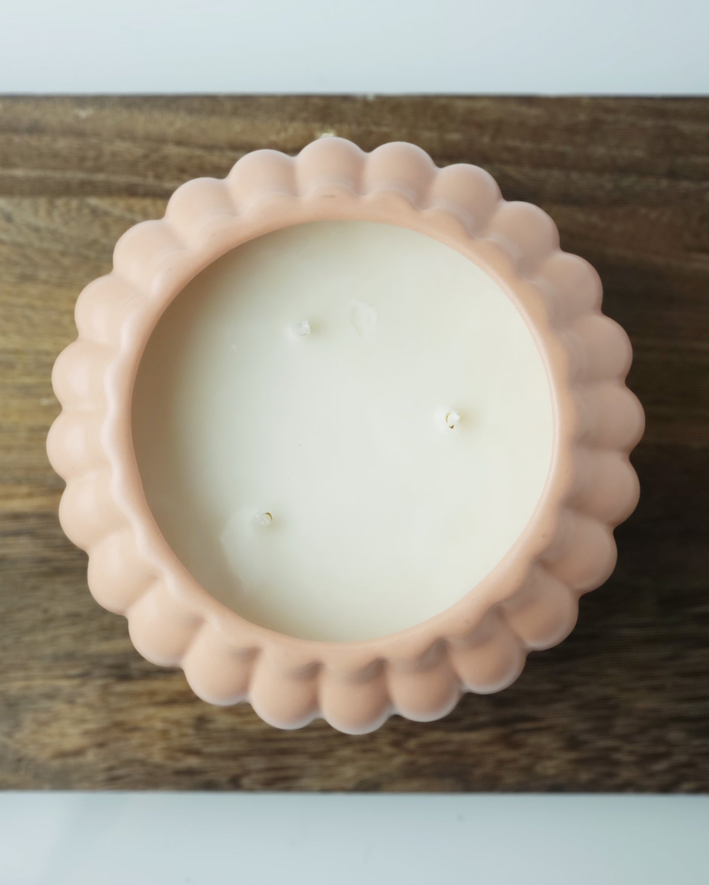 18oz Autumn Harvest candle in light orange pumpkin