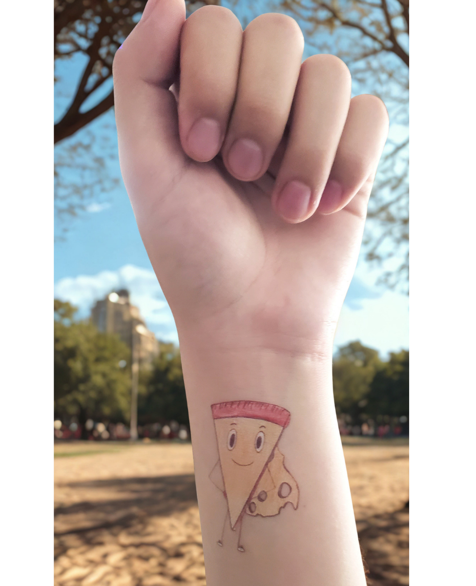 "Reggie Cheese Cape" Temporary Tattoo